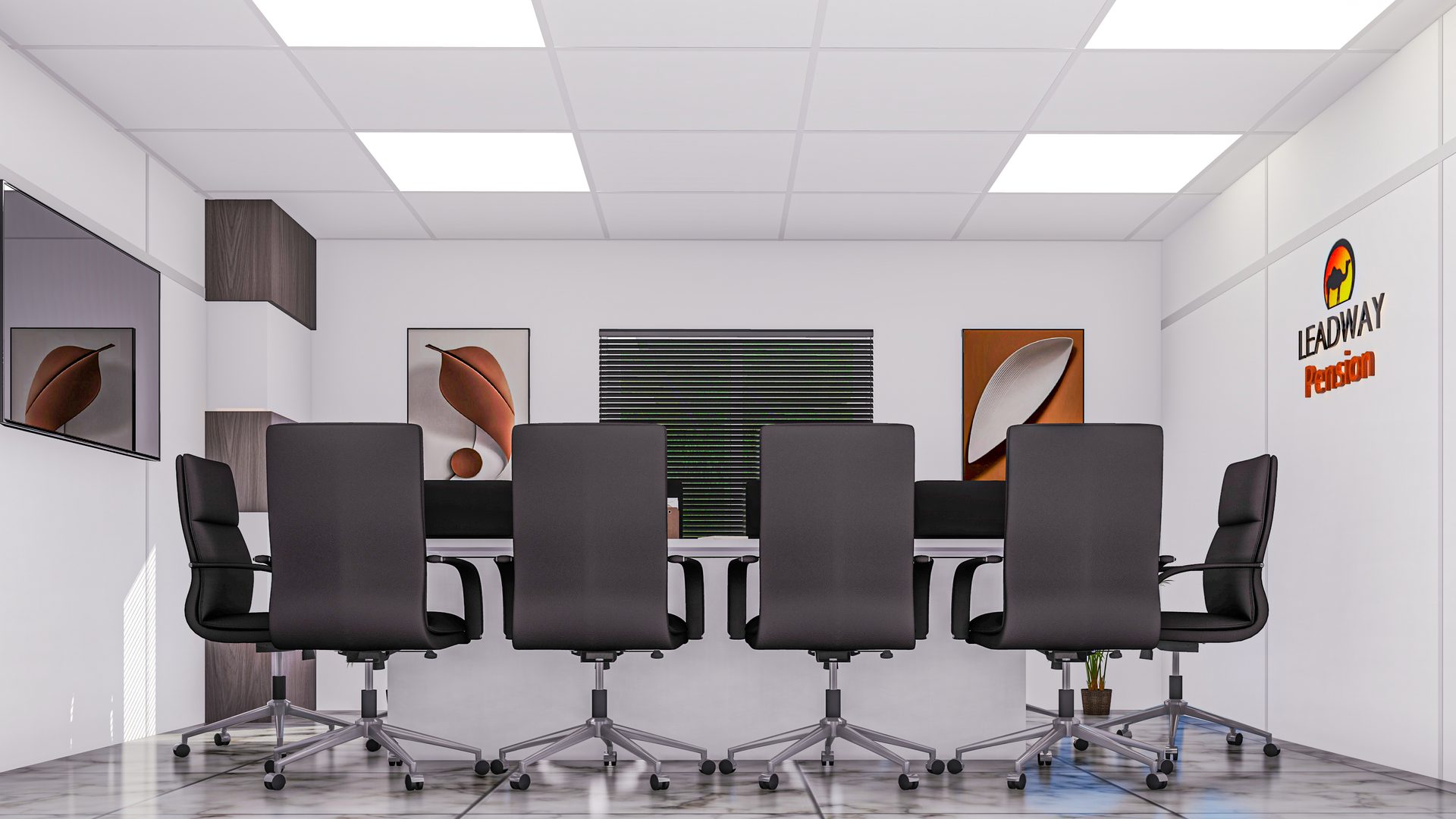 Interior Renders for Office Fitting-Out, Leadway Pensure Abuja